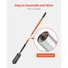 image:imageVEVOR Trench Shovel 4 in Blade HeavyDuty Trenching Shovel Narrow Spade Trench Digger with Fiberglass Handle and NonSlip Grip for Gardening Digging Holes Trenching and Planting 56 in LongTrench Shovel