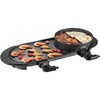 image:imageVEVOR Hot Pot with Grill 1800W 2in1 Electric Smokeless Grill and Hot Pot Korean BBQ Shabu Shabu Hotpot with Separate Dual Temperature Control Nonstick Pan for 28 People Family Dining2200W 2in1
