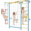image:imageVEVOR Indoor Jungle Gym for Toddlers 7in1 Climbing Playset with Carbon Steel Swedish Ladder Wall Ladder PullUp Bar Rope Ladder and Gymnastic Rings Supports 220 lbs Multicolor7in1