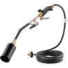 image:imageVEVOR Propane Torch Weed Burner High Output 1800000 BTU with 10 ft Hose Heavy Duty Blow Torch with Adjustable Flame amp Turbo Trigger Push Button Auto Igniter Flamethrower for Garden Ice Snow Road27in