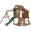 image:imageVEVOR Swing Sets for Backyard with 1 Saucer Swing Seat 2 Belt Swing Seats 600lbs Load Capacity Swing Set Heavy Duty AFrame Metal Swing Stand and Adjustable Rope Swingset Outdoor for Kids9 in 1