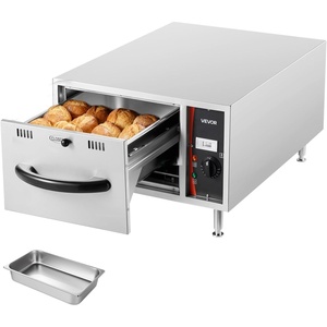 image:imageVEVOR Commercial Electric Drawer Warmer2 FullSize Pan Stainless Steel Food WarmerFreestanding Standard Warming Drawer Cabinet85F185F Wide Temperature Rangefor Restaurant Hotel Buffet amp Bakery3150 x 2106 x 1429 in