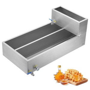 image:imageVEVOR Maple Syrup Evaporator Pan 175 Gal 24 x 24 x 7 Inch Maple Syrup 304 Stainless Steel Maple Syrup Pan Evaporator Pan with 1 Valve and 3 Heating Methods for Home Outdoor47 x 24 x 96 Inch