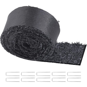 image:imageVEVOR Rubber Mulch Mat Roll 96 x 22 in Recycled Rubber Mulch Mat 05 Thick Cuttable Reduced Weed Growth NaturalLooking Weed Barrier Mat Permanent Walkway Pathway for Landscaping120 x 45 in