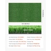 image:imageVEVOR Artificial Grass 12 x 7 ft Fake Grass Turf Rug 06 in Pile Height Realistic Synthetic Lawn Carpet Roll Mat Easy Clean Drainage Holes for Patio Garden Balcony Outdoor Indoor Decor Green12 x 7 FT