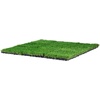 image:imageVEVOR Artificial Grass 12 x 7 ft Fake Grass Turf Rug 06 in Pile Height Realistic Synthetic Lawn Carpet Roll Mat Easy Clean Drainage Holes for Patio Garden Balcony Outdoor Indoor Decor Green18 Pack  12x12