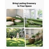 image:imageVEVOR Artificial Grass 12 x 7 ft Fake Grass Turf Rug 06 in Pile Height Realistic Synthetic Lawn Carpet Roll Mat Easy Clean Drainage Holes for Patio Garden Balcony Outdoor Indoor Decor Green12 x 7 FT