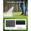 image:imageVEVOR Artificial Grass 12 x 7 ft Fake Grass Turf Rug 06 in Pile Height Realistic Synthetic Lawn Carpet Roll Mat Easy Clean Drainage Holes for Patio Garden Balcony Outdoor Indoor Decor Green15 x 7 FT