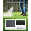 image:imageVEVOR Artificial Grass 12 x 7 ft Fake Grass Turf Rug 06 in Pile Height Realistic Synthetic Lawn Carpet Roll Mat Easy Clean Drainage Holes for Patio Garden Balcony Outdoor Indoor Decor Green12 x 7 FT