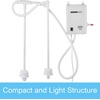 image:imageVEVOR Bottled Water Dispenser Pump System 5 Gallon Dispensing System Automatic Electric Water Dispenser Single Inlet Water Jug Pump Compatible Use with CoffeeTea Machine Refrigerator Ice MakerDouble