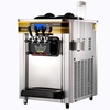 image:imageVEVOR Commercial Ice Cream Maker 2230LH Yield Countertop Soft Serve Machine with 2x6L Hopper 2L Cylinder LCD Panel Puffing Shortage Alarm Frozen Yogurt Maker for Restaurant Snack BarSilver
