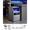 image:imageVEVOR Commercial Ice Maker Machine with Pump 150 lbs24h with 30 lbs Storage Capacity BuiltinFreestandingUnder Counter Stainless Steel Ice Maker with LED Display amp SelfCleaning for Home Bar150lbs24Hwith Pump