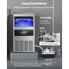 image:imageVEVOR Commercial Ice Maker Machine with Pump 150 lbs24h with 30 lbs Storage Capacity BuiltinFreestandingUnder Counter Stainless Steel Ice Maker with LED Display amp SelfCleaning for Home Bar130lbs24Hwith Pump