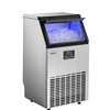 image:imageVEVOR Commercial Ice Maker Machine with Pump 150 lbs24h with 30 lbs Storage Capacity BuiltinFreestandingUnder Counter Stainless Steel Ice Maker with LED Display amp SelfCleaning for Home Bar130lbs24HMoonShaped Icewith Pump