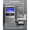 image:imageVEVOR Commercial Ice Maker Machine with Pump 150 lbs24h with 30 lbs Storage Capacity BuiltinFreestandingUnder Counter Stainless Steel Ice Maker with LED Display amp SelfCleaning for Home Bar150lbs24Hwith Pump