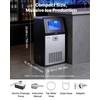 image:imageVEVOR Commercial Ice Maker Machine with Pump 150 lbs24h with 30 lbs Storage Capacity BuiltinFreestandingUnder Counter Stainless Steel Ice Maker with LED Display amp SelfCleaning for Home Bar100lbs24Hwith Pump