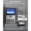 image:imageVEVOR Commercial Ice Maker Machine with Pump 80 lbs24h with 13 lbs Storage Capacity CountertopFreestandingUnder Counter Stainless Steel Ice Maker with LED Display amp SelfCleaning for Home Bar