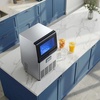 image:imageVEVOR Commercial Ice Maker Machine with Pump 80 lbs24h with 13 lbs Storage Capacity CountertopFreestandingUnder Counter Stainless Steel Ice Maker with LED Display amp SelfCleaning for Home Bar