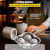 image:imageVEVOR Ice Ball Press Kit Anodized 7075 Aluminum wSilicone Moulds Large Mat Stainless Steel Tong amp Two Glasses Double Size Crystal Clear Rounds Whiskeys Cocktails on Parties amp Holidays Silver