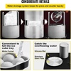 image:imageVEVOR Ice Ball Press Kit Anodized 7075 Aluminum wSilicone Moulds Large Mat Stainless Steel Tong amp Two Glasses Double Size Crystal Clear Rounds Whiskeys Cocktails on Parties amp Holidays Silver