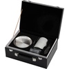 image:imageVEVOR Ice Ball Press Kit Anodized 7075 Aluminum wSilicone Moulds Large Mat Stainless Steel Tong amp Two Glasses Double Size Crystal Clear Rounds Whiskeys Cocktails on Parties amp Holidays Silver