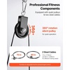 image:imageVEVOR LAT Pulldown Attachments Cable Machine Rowing Tbar Vbar Tricep Pull Down Bar Back Strength Training Rubber Coated Handle Grip Bicep Curl Tricep LAT Pulldown Bar for Home Gym FitnessSet with 2 Bars