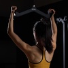 image:imageVEVOR LAT Pulldown Attachments Cable Machine Rowing Tbar Vbar Tricep Pull Down Bar Back Strength Training Rubber Coated Handle Grip Bicep Curl Tricep LAT Pulldown Bar for Home Gym Fitness5PCS B