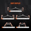 image:imageVEVOR LAT Pulldown Attachments Cable Machine Rowing Tbar Vbar Tricep Pull Down Bar Back Strength Training Rubber Coated Handle Grip Bicep Curl Tricep LAT Pulldown Bar for Home Gym Fitness5PCS A