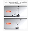 image:imageVEVOR LAT Pulldown Attachments Cable Machine Rowing Tbar Vbar Tricep Pull Down Bar Back Strength Training Rubber Coated Handle Grip Bicep Curl Tricep LAT Pulldown Bar for Home Gym FitnessSet with 1 Bar