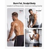 image:imageVEVOR LAT Pulldown Attachments Cable Machine Rowing Tbar Vbar Tricep Pull Down Bar Back Strength Training Rubber Coated Handle Grip Bicep Curl Tricep LAT Pulldown Bar for Home Gym FitnessSet with 1 Bar