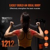 image:imageVEVOR LAT Pulldown Attachments Cable Machine Rowing Tbar Vbar Tricep Pull Down Bar Back Strength Training Rubber Coated Handle Grip Bicep Curl Tricep LAT Pulldown Bar for Home Gym Fitness5PCS A
