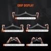 image:imageVEVOR LAT Pulldown Attachments Cable Machine Rowing Tbar Vbar Tricep Pull Down Bar Back Strength Training Rubber Coated Handle Grip Bicep Curl Tricep LAT Pulldown Bar for Home Gym Fitness5PCS B