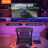 image:imageVEVOR Racing Wheel Stand Racing Cockpit with Wheels for Logitech G923 G920 G29 amp Thrustmaster T248P Heavy Duty Steel Adjustable Cockpit Max Load 330 LBSLarge Base with Wheels