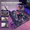 image:imageVEVOR Racing Wheel Stand Racing Cockpit with Wheels for Logitech G923 G920 G29 amp Thrustmaster T248P Heavy Duty Steel Adjustable Cockpit Max Load 330 LBSSmall Base without Wheels