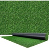 image:imageVEVOR Artificial Grass 12 x 7 ft Fake Grass Turf Rug 06 in Pile Height Realistic Synthetic Lawn Carpet Roll Mat Easy Clean Drainage Holes for Patio Garden Balcony Outdoor Indoor Decor Green65 x 10 FT