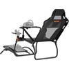 image:imageVEVOR Racing Wheel Stand Racing Cockpit with Wheels for Logitech G923 G920 G29 amp Thrustmaster T248P Heavy Duty Steel Adjustable Cockpit Max Load 330 LBSPortable Small Base