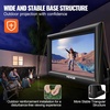 image:imageVEVOR 16FT Inflatable Projector Screen Inflatable Movie Screen Outdoor with 250W Air Blower Projector Screen Oxford Fabric Material Blow Up Screen for Outdoor Backyard Home Theater Theme PartyQCPJ20FTD