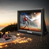 image:imageVEVOR 16FT Inflatable Projector Screen Inflatable Movie Screen Outdoor with 250W Air Blower Projector Screen Oxford Fabric Material Blow Up Screen for Outdoor Backyard Home Theater Theme PartyQCPJ20FTD