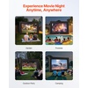 image:imageVEVOR 16FT Inflatable Projector Screen Inflatable Movie Screen Outdoor with 250W Air Blower Projector Screen Oxford Fabric Material Blow Up Screen for Outdoor Backyard Home Theater Theme PartyQCPJ16FTD