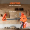 image:imageVEVOR Bar Clamps for Woodworking 2Pack 24 OneHanded ClampSpreader QuickChange F Clamp with 300 lbs Load Limit Highstrength Plastic and Carbon Steel Wood Clamps for Woodworking Metal Working
