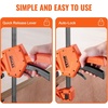 image:imageVEVOR Bar Clamps for Woodworking 2Pack 24 OneHanded ClampSpreader QuickChange F Clamp with 300 lbs Load Limit Highstrength Plastic and Carbon Steel Wood Clamps for Woodworking Metal Working