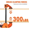 image:imageVEVOR Bar Clamps for Woodworking 2Pack 24 OneHanded ClampSpreader QuickChange F Clamp with 300 lbs Load Limit Highstrength Plastic and Carbon Steel Wood Clamps for Woodworking Metal Working