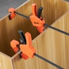 image:imageVEVOR Bar Clamps for Woodworking 2Pack 24 OneHanded ClampSpreader QuickChange F Clamp with 300 lbs Load Limit Highstrength Plastic and Carbon Steel Wood Clamps for Woodworking Metal Working