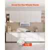 image:imageVEVOR Cabinet Knobs 25 Pack 11 Inch Zinc Alloy Drawer Pulls amp Door Handles Mushroom Kitchen Dresser Solid Knobs Cupboard Hardware with Screws for Bathroom Closet Cabinets Drawers Nickel Color12 PCS