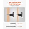 image:imageVEVOR Cabinet Knobs 25 Pack 11 Inch Zinc Alloy Drawer Pulls amp Door Handles Mushroom Kitchen Dresser Solid Knobs Cupboard Hardware with Screws for Bathroom Closet Cabinets Drawers Nickel Color10 Pieces