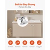 image:imageVEVOR Cabinet Knobs 25 Pack 11 Inch Zinc Alloy Drawer Pulls amp Door Handles Mushroom Kitchen Dresser Solid Knobs Cupboard Hardware with Screws for Bathroom Closet Cabinets Drawers Nickel Color12 PCS