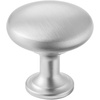 image:imageVEVOR Cabinet Knobs 25 Pack 11 Inch Zinc Alloy Drawer Pulls amp Door Handles Mushroom Kitchen Dresser Solid Knobs Cupboard Hardware with Screws for Bathroom Closet Cabinets Drawers Nickel Color25 PCS