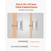 image:imageVEVOR Cabinet Knobs 25 Pack 11 Inch Zinc Alloy Drawer Pulls amp Door Handles Mushroom Kitchen Dresser Solid Knobs Cupboard Hardware with Screws for Bathroom Closet Cabinets Drawers Nickel Color10 Pieces