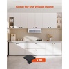 image:imageVEVOR Cabinet Knobs 25 Pack 11 Inch Zinc Alloy Drawer Pulls amp Door Handles Mushroom Kitchen Dresser Solid Knobs Cupboard Hardware with Screws for Bathroom Closet Cabinets Drawers Nickel Color10 Pieces