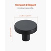 image:imageVEVOR Cabinet Knobs 25 Pack 11 Inch Zinc Alloy Drawer Pulls amp Door Handles Mushroom Kitchen Dresser Solid Knobs Cupboard Hardware with Screws for Bathroom Closet Cabinets Drawers Nickel Color10 Pieces